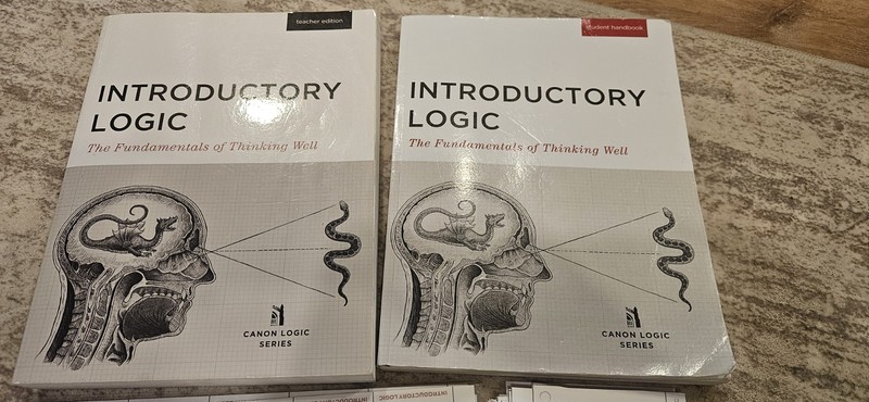 Canon Press Introductory Logic Textbooks Canon Logic Series With Flashcards