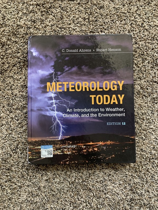 Meteorology Today – 12th Edition (No Mindtap Code)