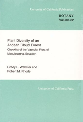 Plant Diversity of an Andean Cloud Forest: Inventory of the Vascular Flora of