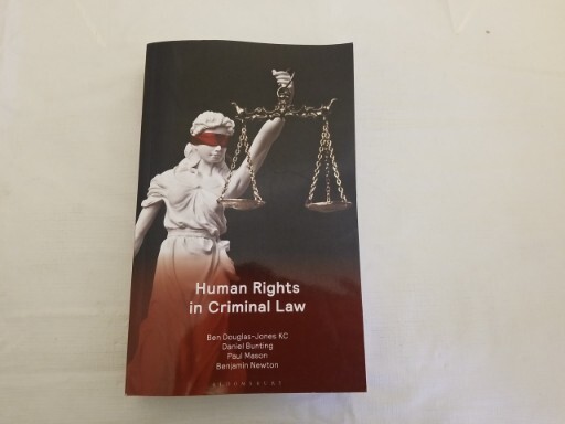 Human Rights in Criminal Law, Paperback by Douglas-jones, Ben; Mason, NEW OTHER