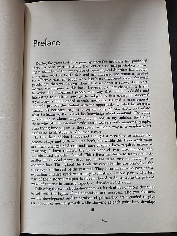The Abnormal Personality: A Textbook 1948 hc by Robert W. White ~ FIRST EDITION gallery