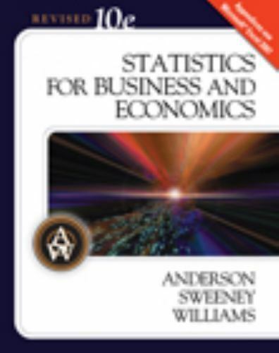 Statistics for Business & Economics 10th Ed Revised Student Textbook