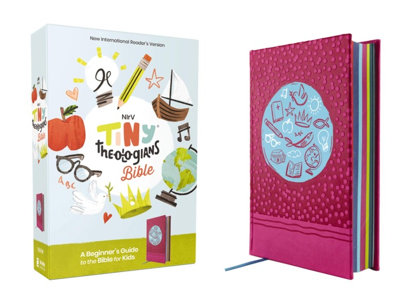 NIRV, TINY THEOLOGIANS BIBLE, LEATHERSOFT OVER BOARD, PINK, COMFORT PR… Zonder