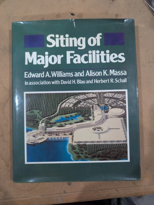 Siting of Major Facilities Edward Williams Hardcover