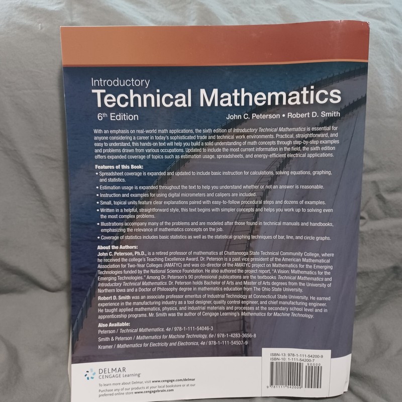 Introductory Technical Mathematics by Robert D. Smith and John C. Peterson... gallery