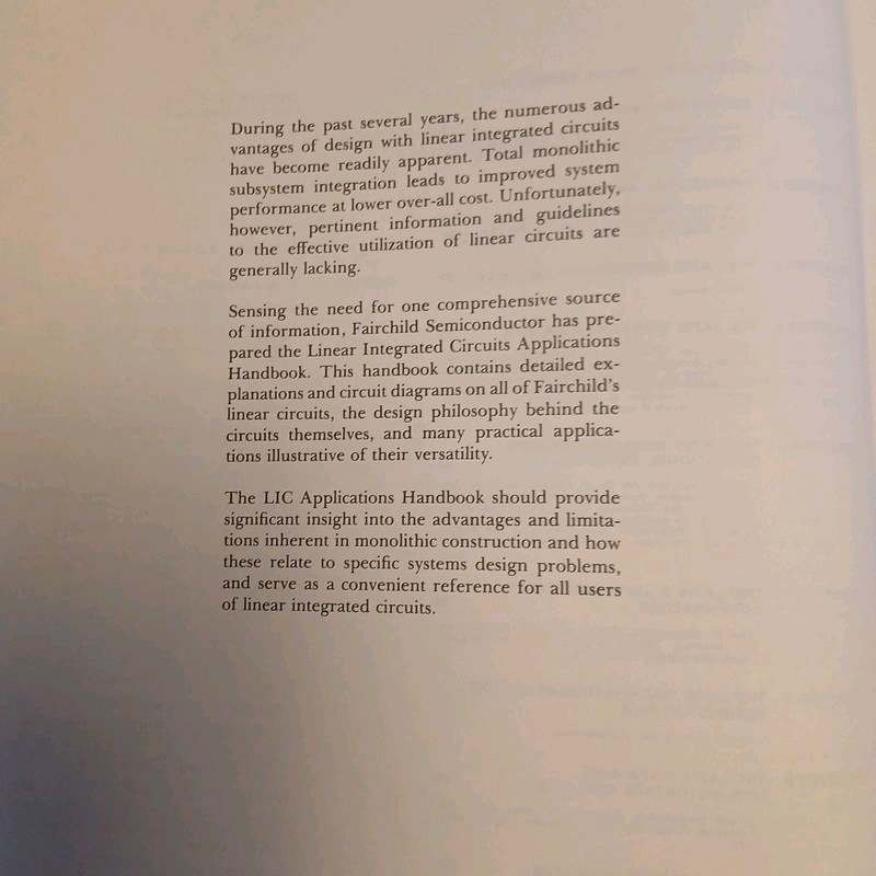 1967 Fairchild Semiconductor Linear Intergrated Circuits Applications Handbook gallery