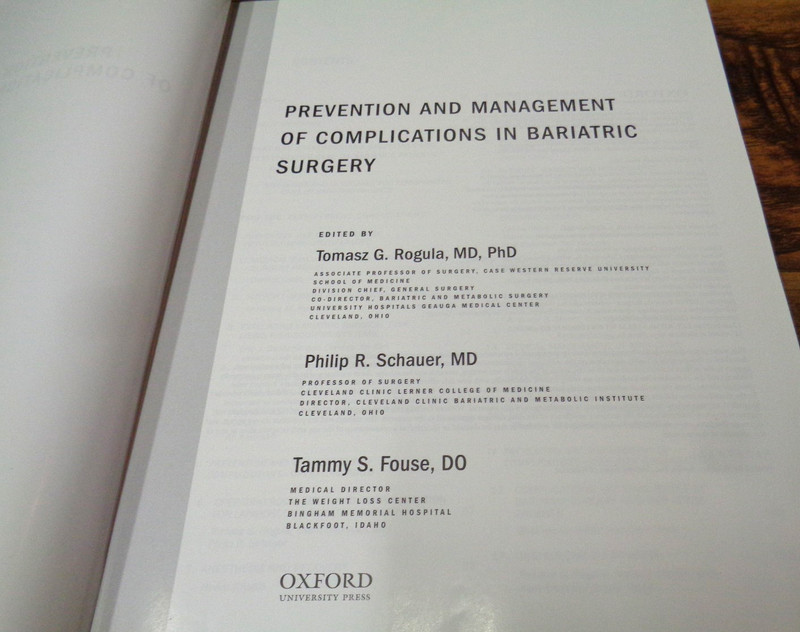 PREVENTION AND MANAGEMENT OF COMPLICATIONS IN BARIATRIC SURGERY (OXFORD HC) gallery