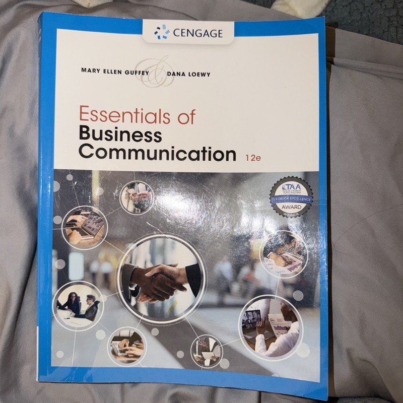 Essentials of Business Communication by Mary Ellen Guffey and Dana Loewy
