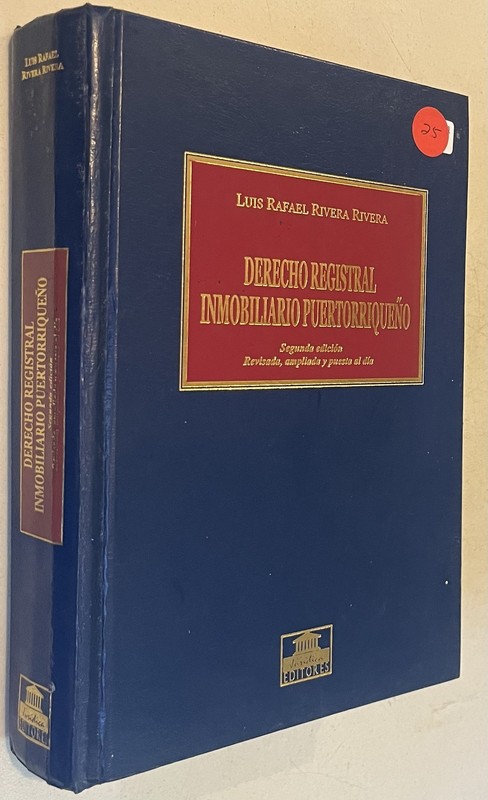 Derecho Registral Inmobilario Puertorriqueno 2da 2002