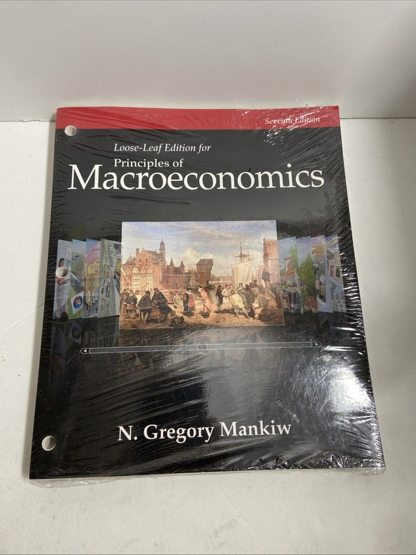 Principles of Macroeconomics N. Gregory Mankiw (2014, Loose-Leaf, 7th Ed)-new👍