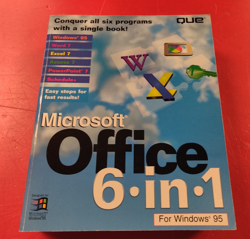 ⭐️⭐️⭐️⭐️⭐️ Microsoft Office 6-in-1 For Windows 95 Manual