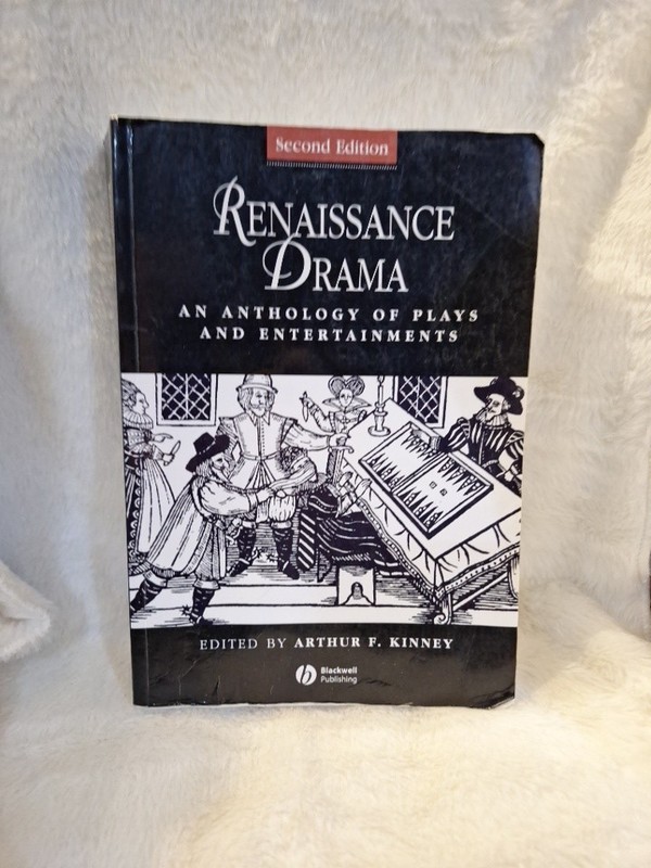 ✨️Renaissance Drama Second Edition by Arthur F. Kinney 2005 Paperback✨️