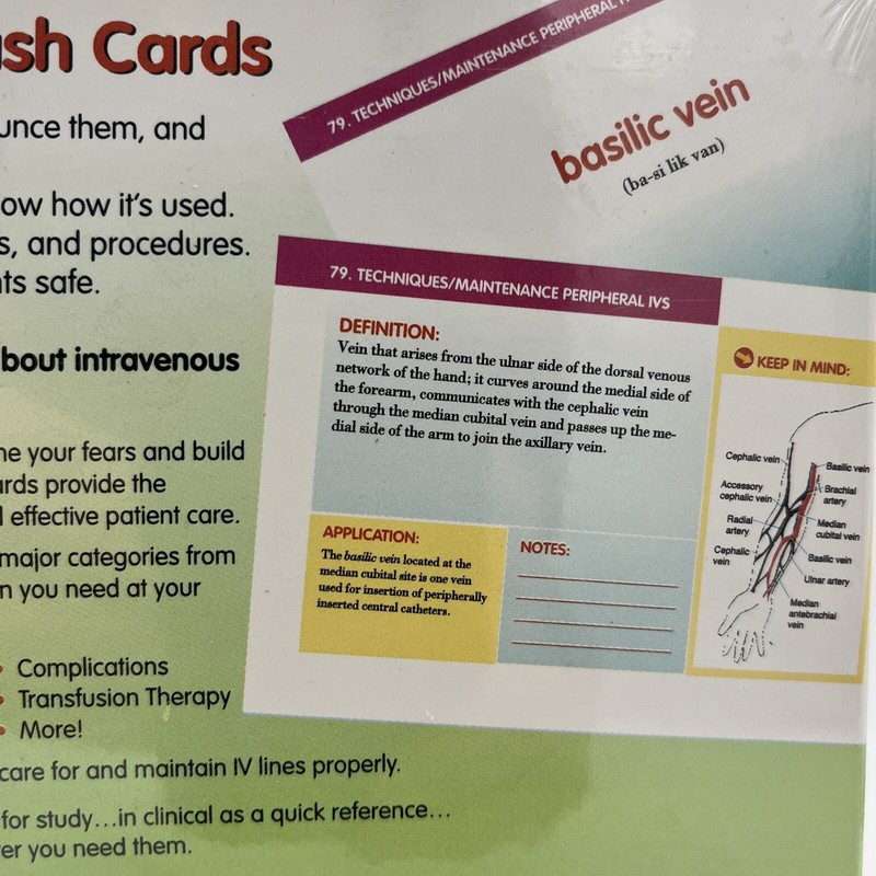 IV Therapy Flash Cards by Lynn D. Phillips Publisher F.A. Davis Sealed Box NEW gallery