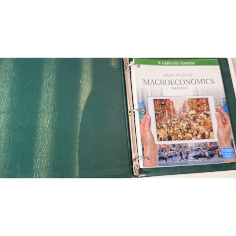 Principles Of Macroeconomics Eighth Edition 2018 Ring Binder N. Gregory Mankiw