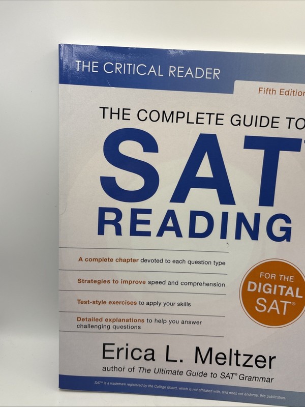 The Critical Reader, Fifth Edition: The Complete Guide to SAT Reading Brand New gallery