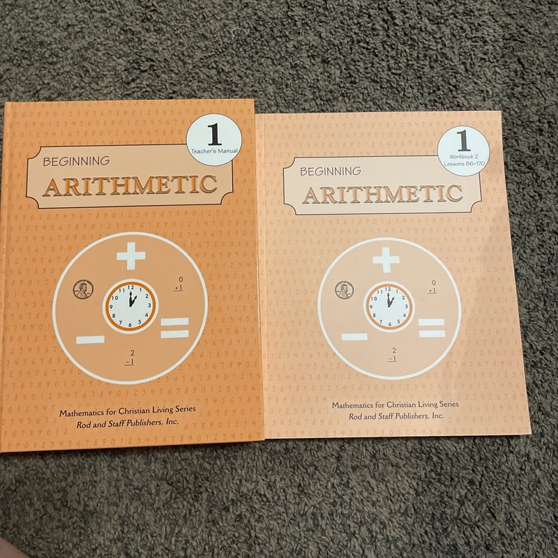 Rod and Staff Mathematics for Christian Living Beginning Arithmetic Set