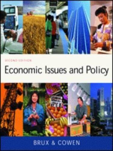 Economic Issues and Policy – Paperback By Brux, Jacqueline Murray – GOOD