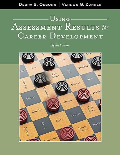 Using Assessment Results for Career Development (Graduate Care…