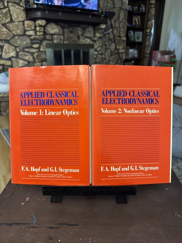 Applied Classical Electrodynamics, Linear Optics (Volume 1 And Volume 2) HC DJ