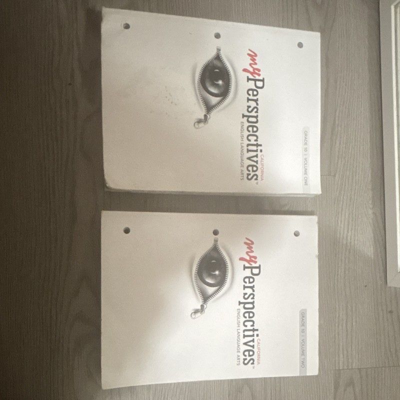 Pearson myPerspectives CA English Language Arts Grade 10 Vol 1&2 PB 2017 ISBN