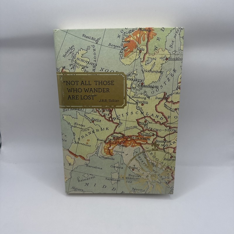 Eccolo Word Traveler Hardcover Travel Wander Journal, 6×8 NEW