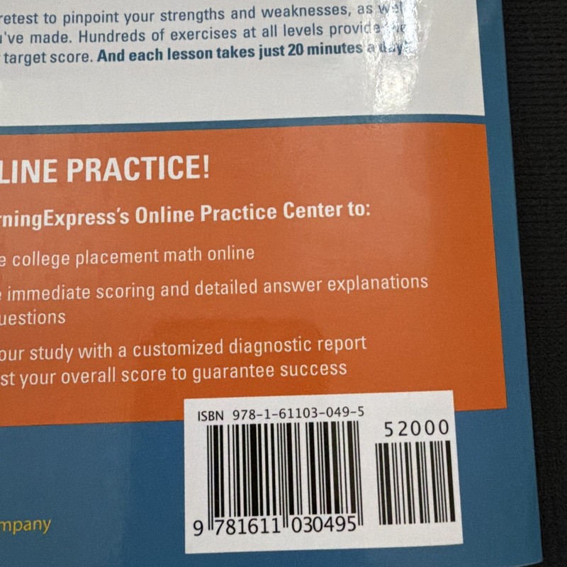 College Placement Math Success in 20 Minutes a Day: Preparation for the COMP gallery