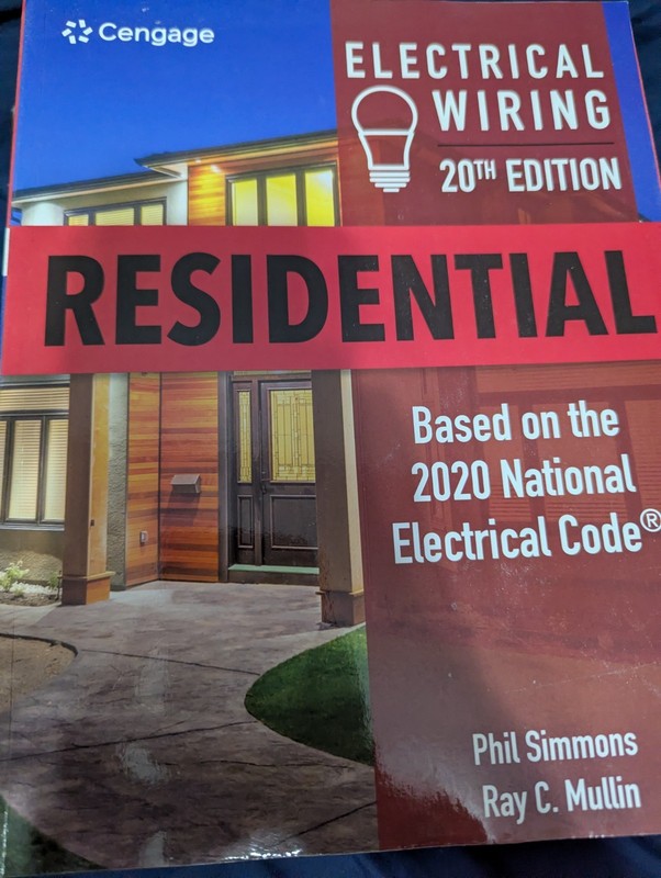 Cengage Electrical Wiring 20th Edition Residential Based On The 2020 NEC