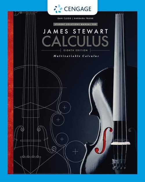 Student Solutions Manual, Chapters 10-17 for Stewart’s Multivariable Calculu…