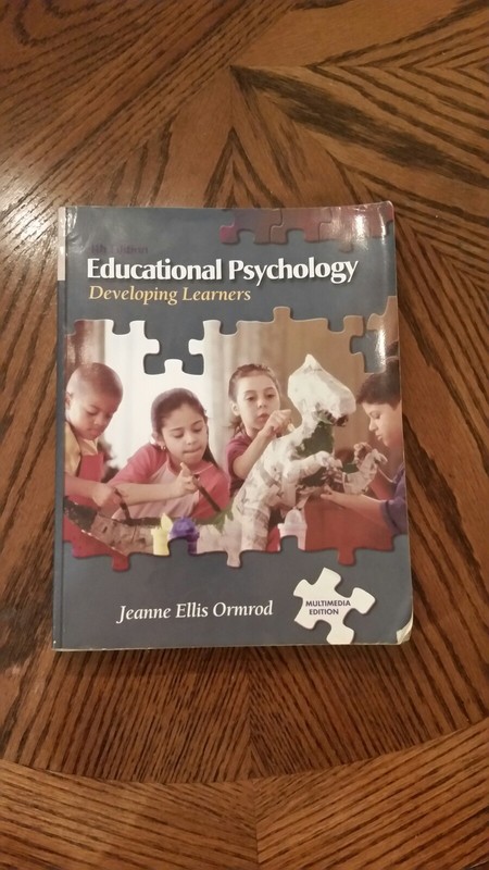 Educational Psychology : Developing Learners by Jeanne E. Ormrod (2002,…