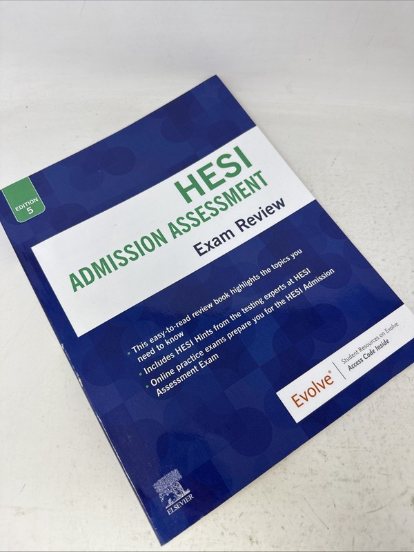 HESI Admission Assessment Exam Review Edition 5 Evolve *Access Code*