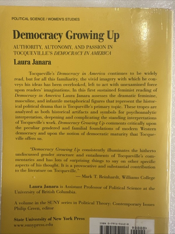Suny Series in Political Theory: Contemporary Issues Ser.: Democracy Growing Up gallery