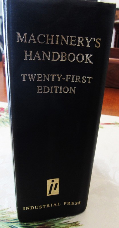 MACHINERY’S HANDBOOK TWENTY-FIRST EDITION 1982 BOOK