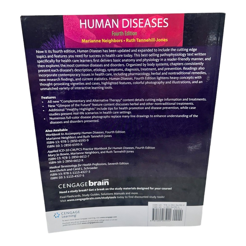 Human Diseases by Marianne Neighbors and Ruth Tannehill-Jones (2014, Paperback) gallery