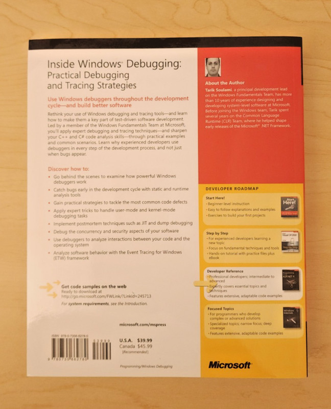 Inside Windows Debugging Tarik Soulami Practical Debugging Strategies Microsoft gallery