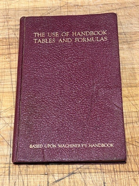 The Use of Handbook Tables And Formulas By John M. Amiss