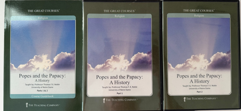 The Great Courses Pope and the Papacy 4 DVDs Lectures 1-24 PB Course Guidebook