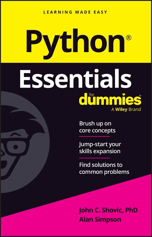 Python Essentials For Dummies by Shovic