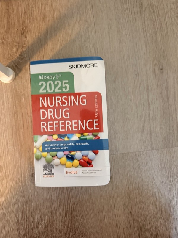 NEW Mosby’s 2025 Skidmore Nursing Drug Reference 38th Edition by Skidmore-Roth