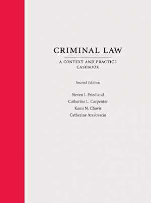Criminal Law: A Context – Hardcover, by Friedland Steven; Carpenter – Acceptable