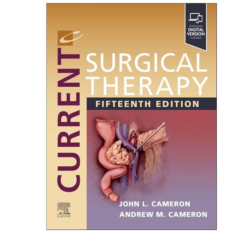 Current Surgical Therapy 15th Edition John L. Cameron MD Hardcover NEW