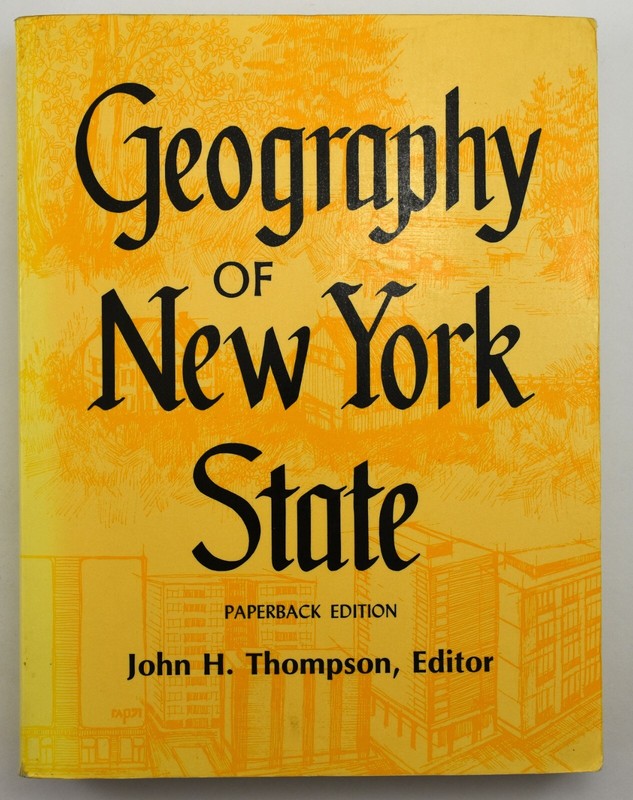 Geography of New York State By John Thompson Paperback PB 1986