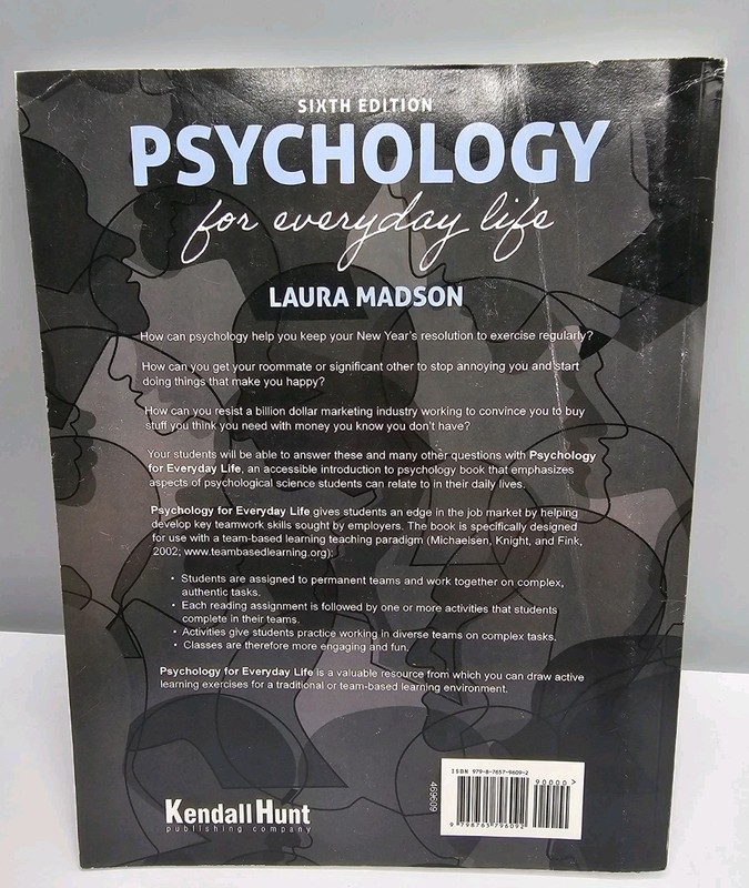 Psychology For Everyday Life Book Laura Madson Sixth Edition gallery