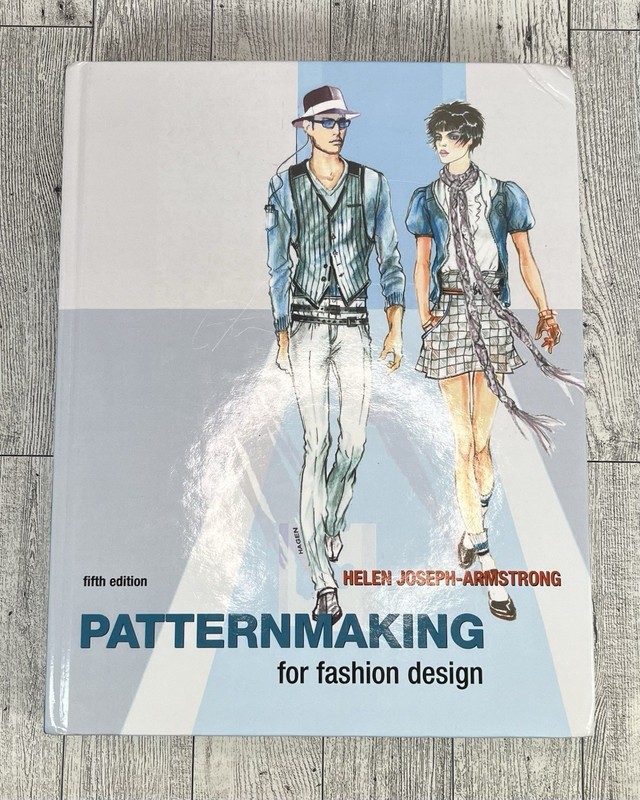 Patternmaking for Fashion Design – 5th Ed. – Helen Armstrong (2009, HC) w/ DVD