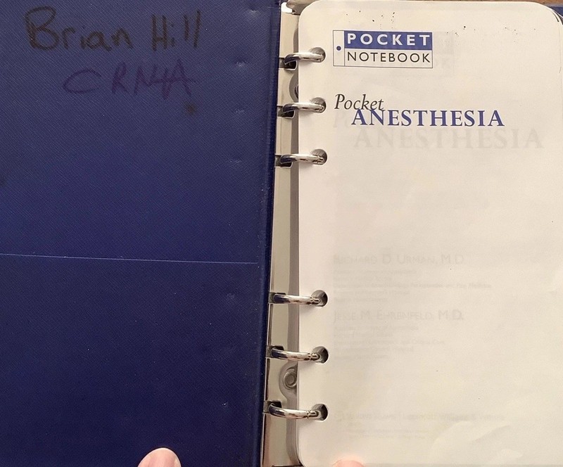 Pocket Anesthesia Notebook Medical Reference Ehrenfeld Eisenkraft 6 Ring Binder gallery