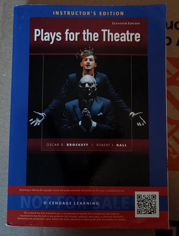 Plays for the Theatre 11th Edition by Robert J. Ball and Oscar G. Brockett