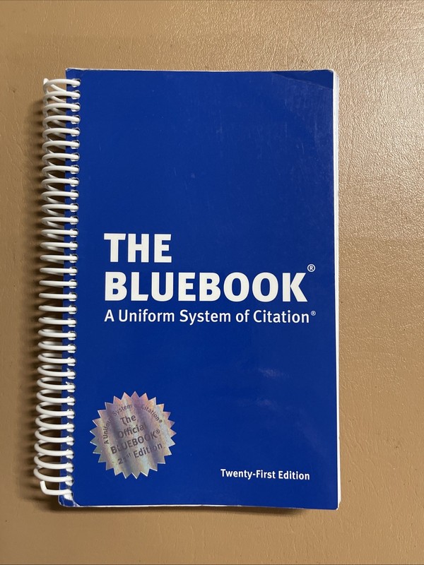 Bluebook : A Uniform System of Citation by Columbia Law Review (2020)