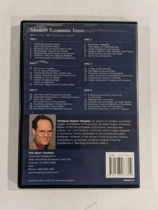 5 Lot Of Great Courses DVDs | Writing, Photography, Travel, Economics, English gallery