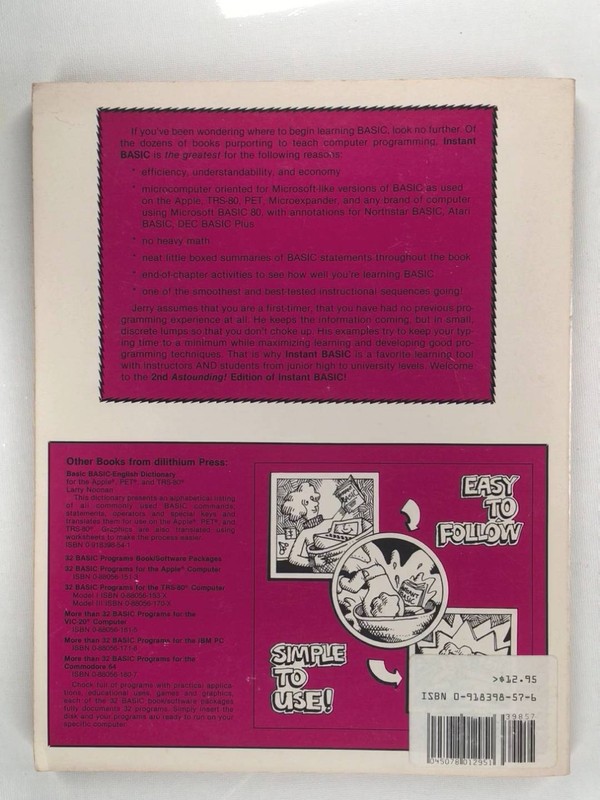 Instant Freeze-Dried Computer Programming in Basic- Vintage Technical Guide-je67 gallery