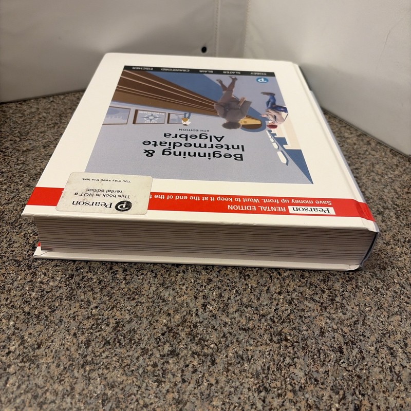 Beginning & Intermediate Algebra, 6th Ed. by Tobey et al (2022, Hardback) w/code gallery