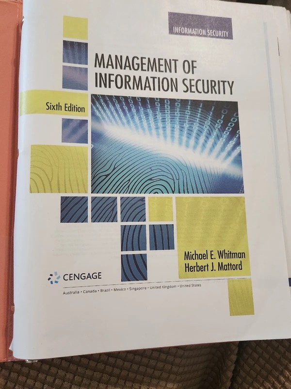 MindTap Course List Ser.: Management of Information Security by Herbert J….